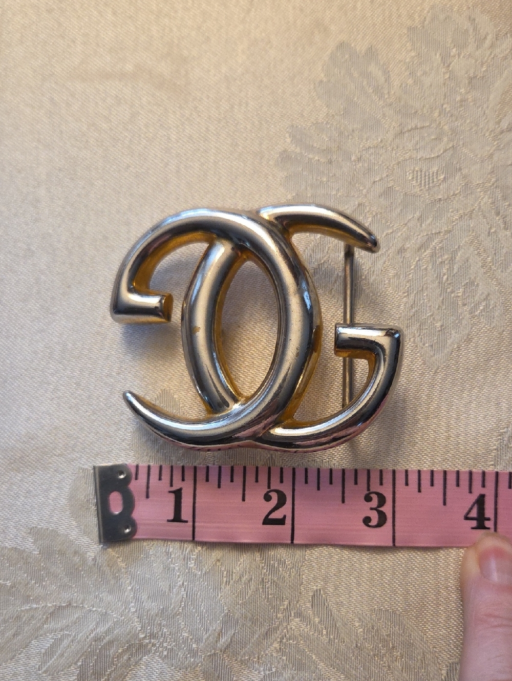GUCCI Authentic GG Belt Buckle Vintage Luxury Gucci - Picture 3 of 6